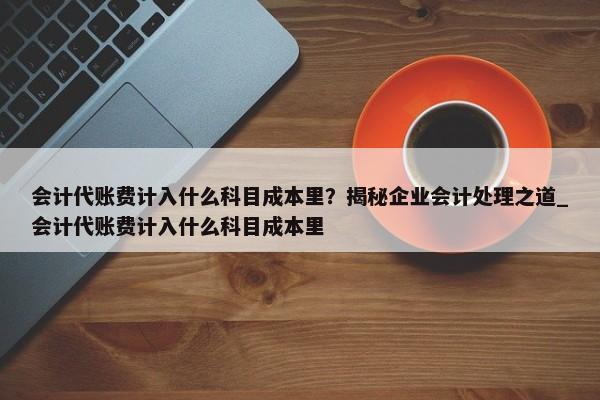 會計代賬費計入什么科目成本里？揭秘企業(yè)會計處理之道_會計代賬費計入什么科目成本里