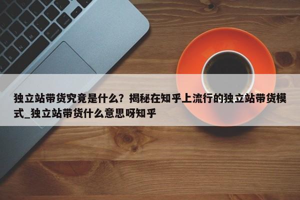 獨(dú)立站帶貨究竟是什么？揭秘在知乎上流行的獨(dú)立站帶貨模式_獨(dú)立站帶貨什么意思呀知乎
