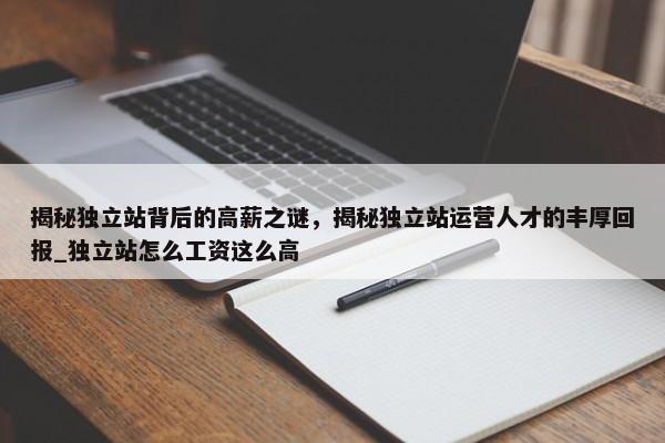 揭秘獨(dú)立站背后的高薪之謎，揭秘獨(dú)立站運(yùn)營人才的豐厚回報_獨(dú)立站怎么工資這么高